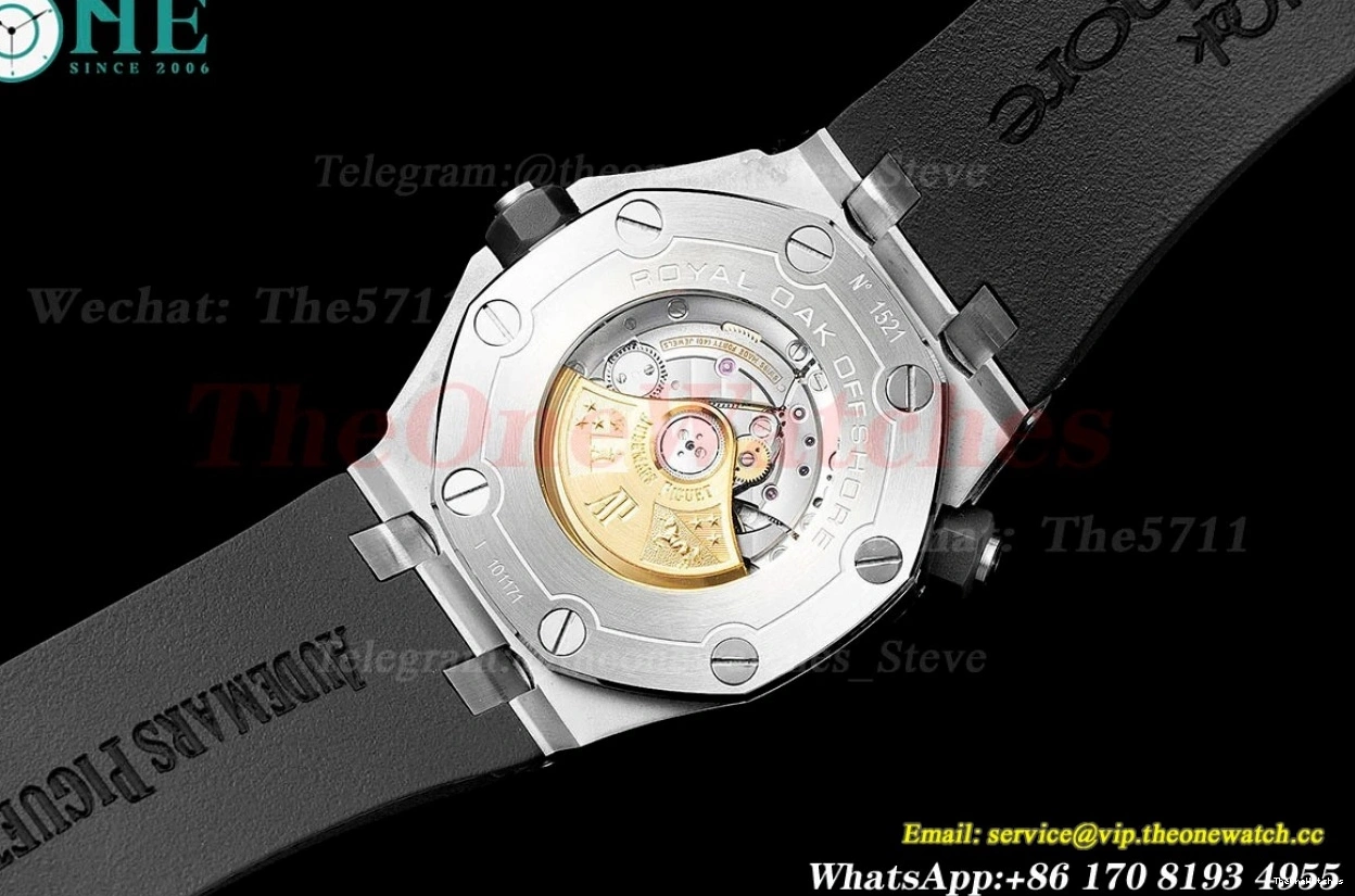 RU SS White Super 42mm Clone 15710 Offshore Diver SA3120 IPF Royal Oak 0119